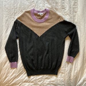 Madewell Sweater Colorblock Size S
